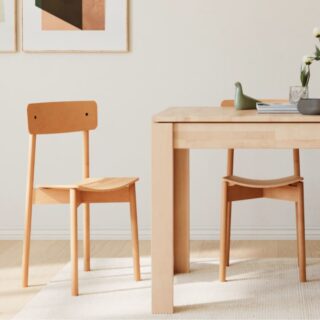 Chaise en bois massif MAIA (lot de 2) – Kipli par la marque Kipli Kipli - Chaise en bois massif MAIA (lot de 2) – Kipli