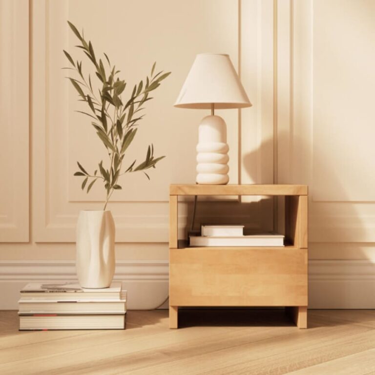 KIPLI - Table de chevet en bois massif AVA | 45 x 40 x 36 cm - Kipli