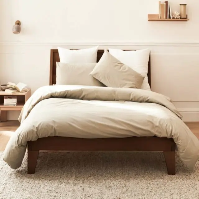 Lit avec sommier en chêne massif NOVA par la marque Kipli Kipli - Lit avec sommier en chêne massif NOVA