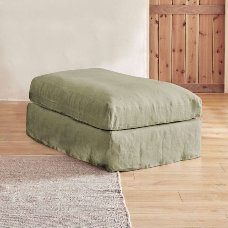 KIPLI - Pouf en lin LENO - Kipli