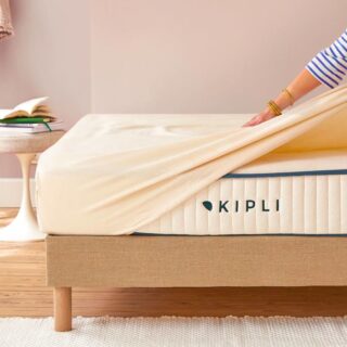 Protège matelas en coton biologique – bonnet 40 cm par la marque Kipli Kipli - Protège matelas en coton biologique – bonnet 40 cm