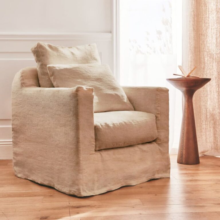 KIPLI - Fauteuil en lin PALM - Kipli