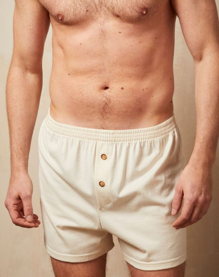 Lemahieu - 2x Caleçons courts en Coton BIO - Naturel - Blanc - Homme