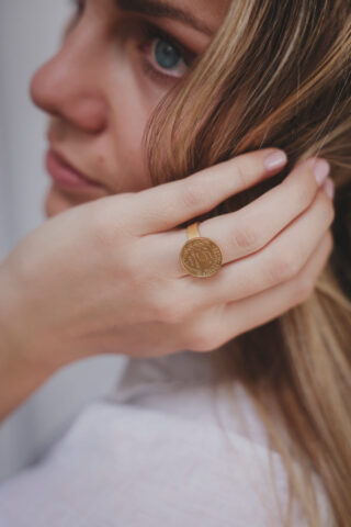 Bague – La Bordelaise 5 Cts par la marque LE SOU FRANÇAIS LE SOU FRANÇAIS - Bague – La Bordelaise 5 Cts