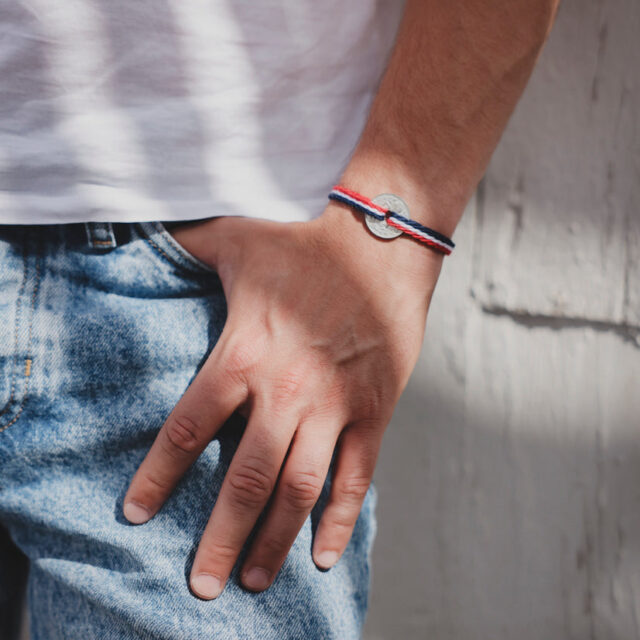 Le Sou Français - Bracelet - Le tricolore