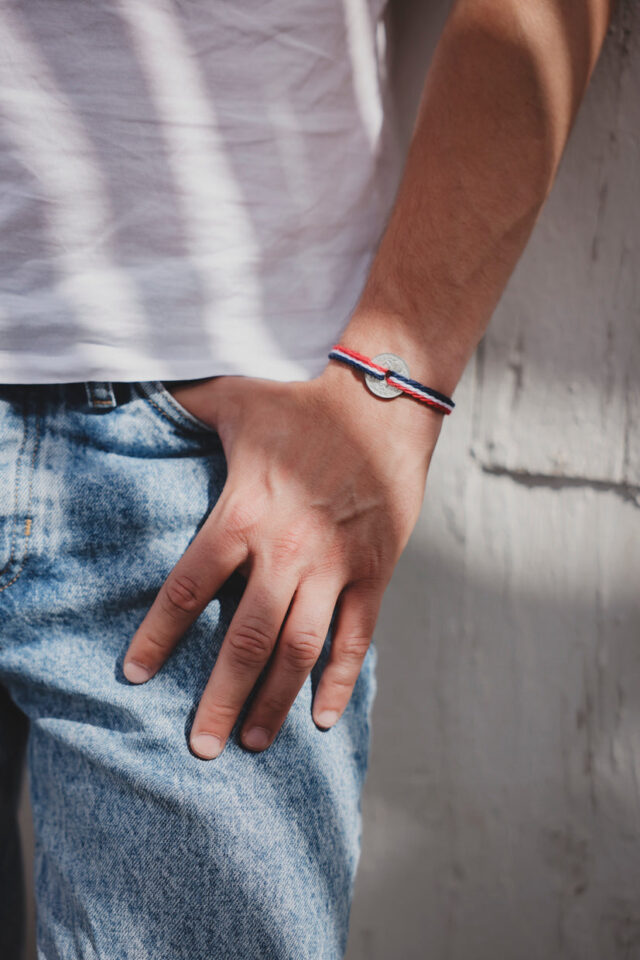 Le Sou Français - Bracelet - Le tricolore