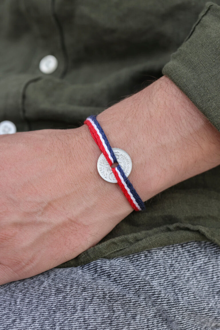 Le Sou Français - Bracelet - Le tricolore