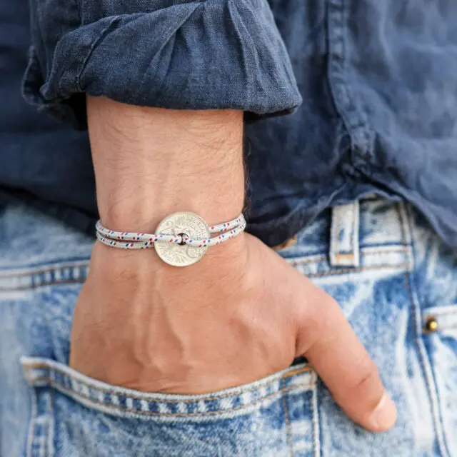 Le Sou Français - Bracelet - Le Navigateur Gris