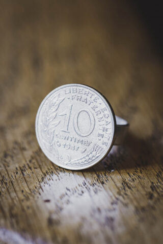 LE SOU FRANÇAIS - Bague  La Bordelaise 10 Cts Argent