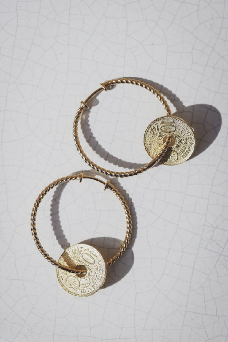 Le Sou Français - Boucles d'oreilles - Saint Tropez 10 Cts