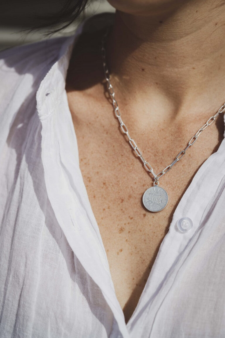 Le Sou Français - Collier - Le Niçois Argent