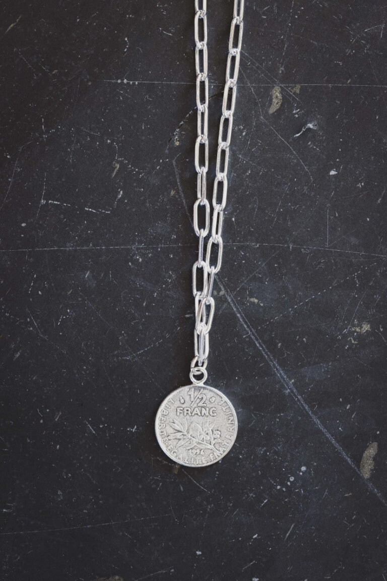 Le Sou Français - Collier - Le Niçois Argent