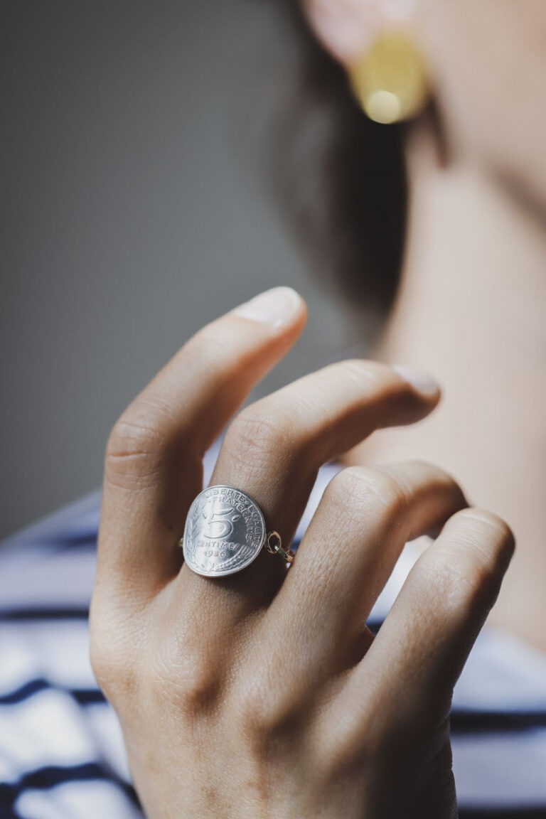 Le Sou Français - Bague chaînette - La Bordelaise Argent