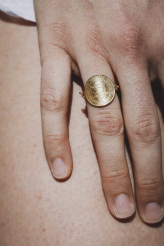LE SOU FRANÇAIS - Bague chaînette  La Bordelaise Or
