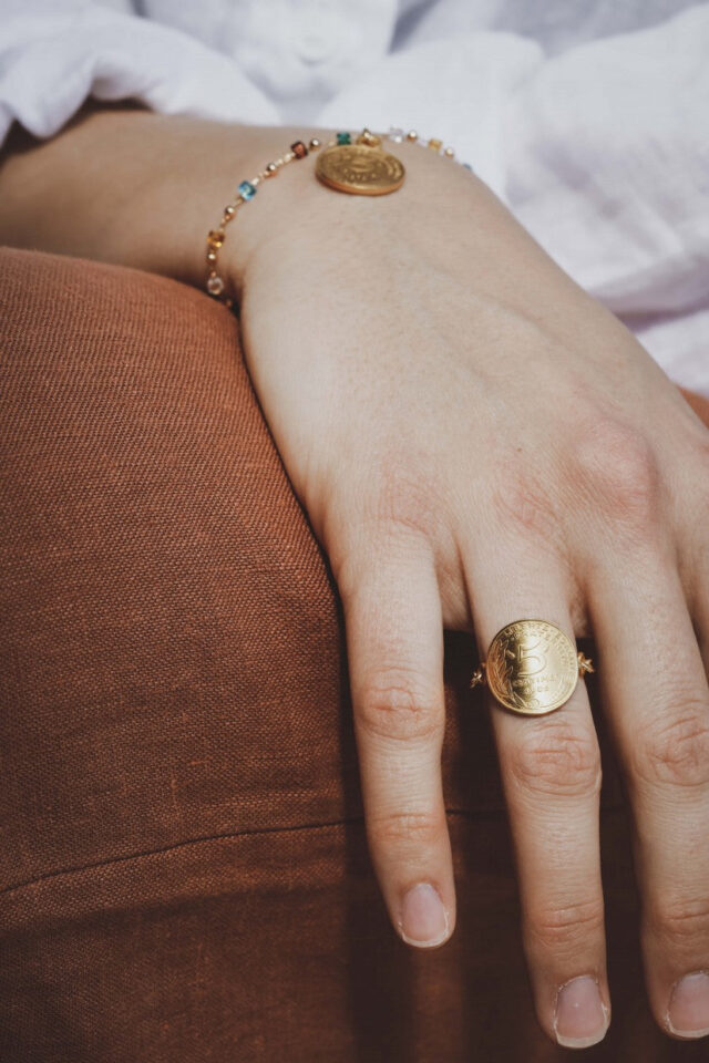 Le Sou Français - Bague chaînette - La Bordelaise Or