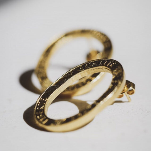 Le Sou Français - Boucles d'oreilles - Les Bastilles Or