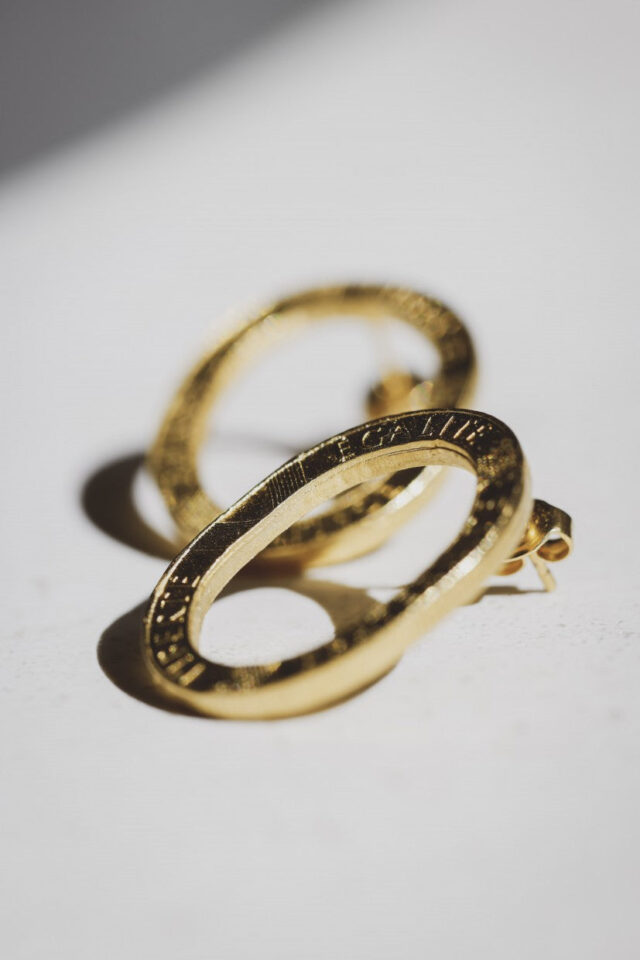 Le Sou Français - Boucles d'oreilles - Les Bastilles Or