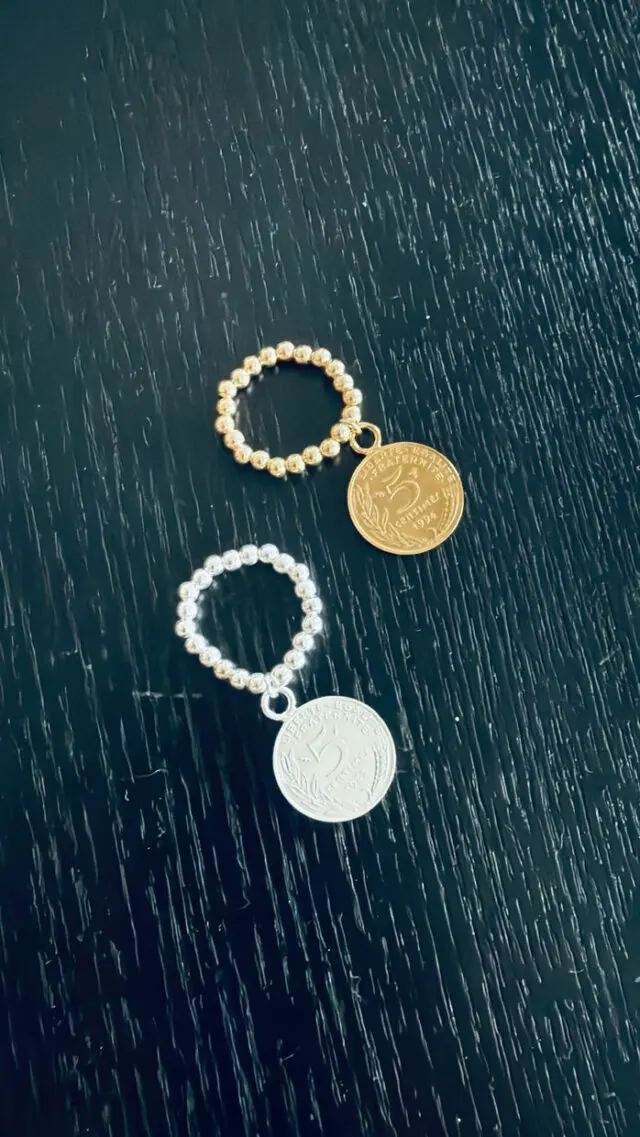 Bague élastique – La Bordelaise 5 Cts par la marque LE SOU FRANÇAIS LE SOU FRANÇAIS - Bague élastique – La Bordelaise 5 Cts