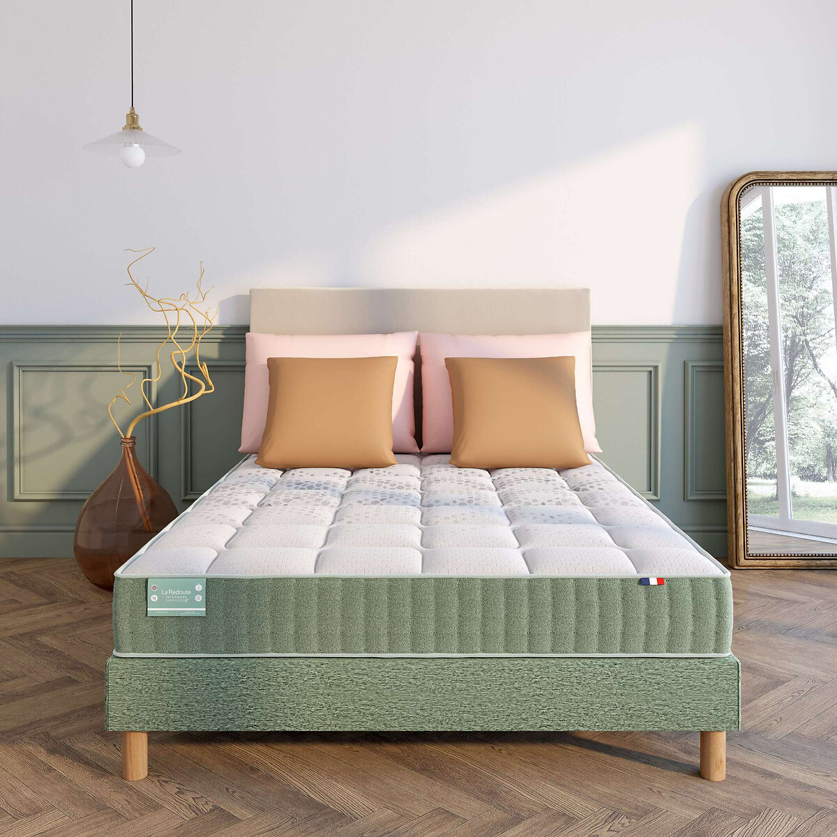 8913ca20d9fab21f039a1031331cc5dc LA REDOUTE INTERIEURS - Matelas 1362 Ressorts Ensachés+latex Ferme 7 Zones