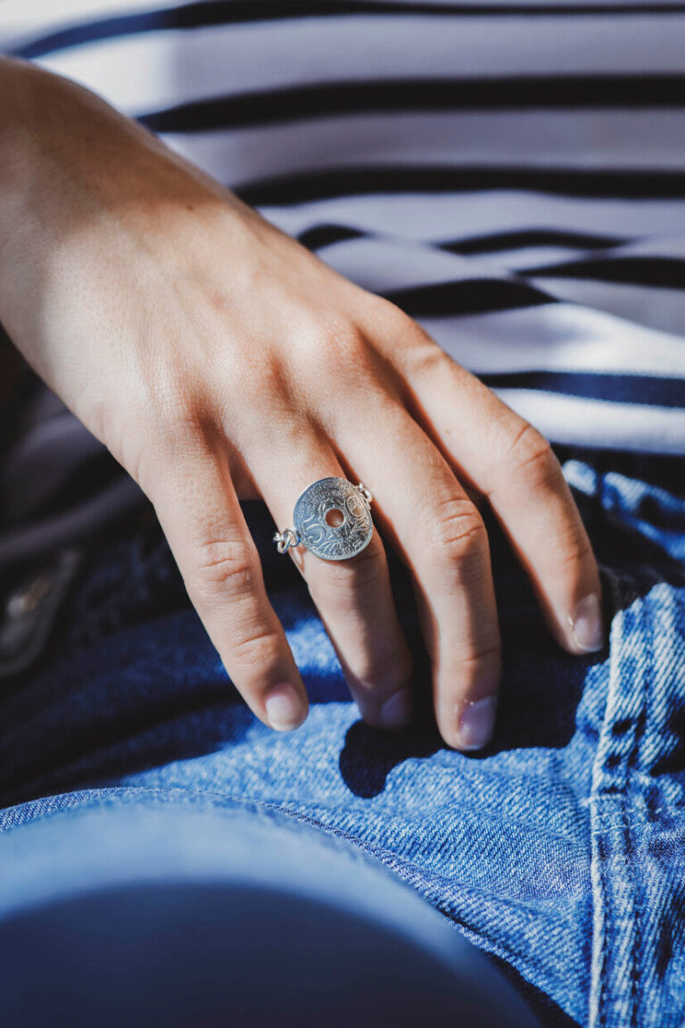 Le Sou Français - Bague chaînette - La Parisienne Argent