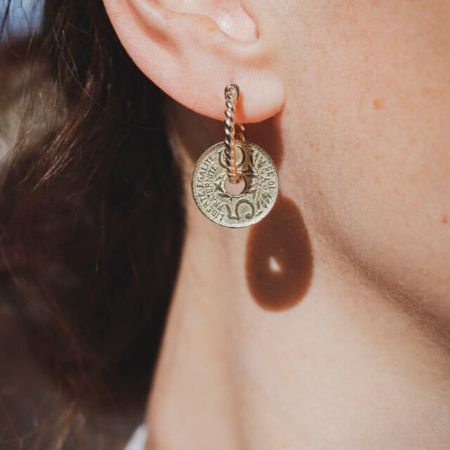 Le Sou Français - Boucles d'oreilles - Saint Tropez 5 Cts