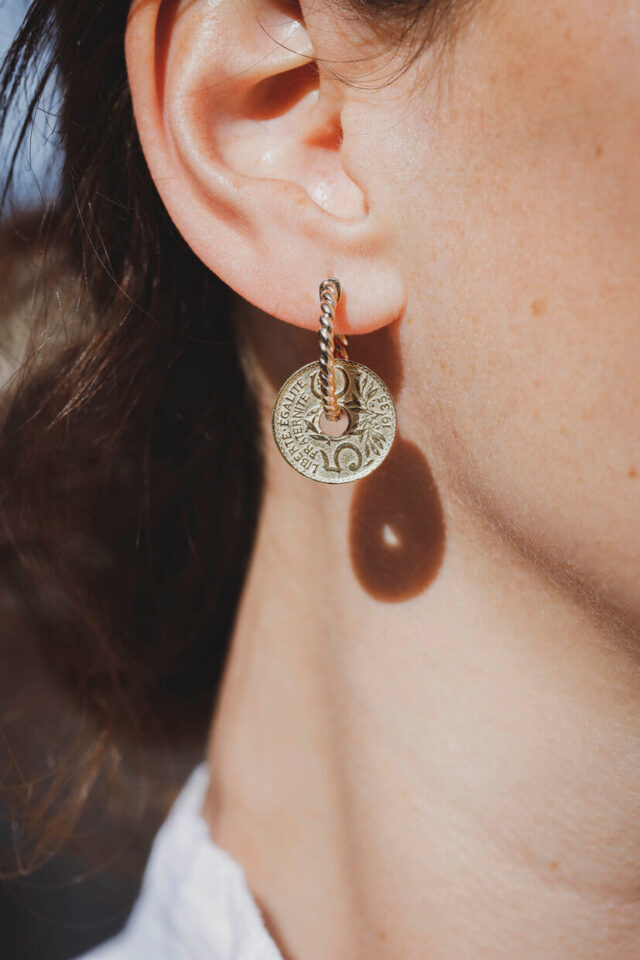 Le Sou Français - Boucles d'oreilles - Saint Tropez 5 Cts