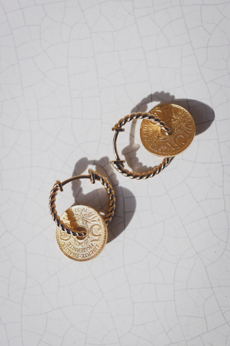 Le Sou Français - Boucles d'oreilles - Saint Tropez 5 Cts