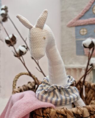Pamplemousse Peluches - Céleste la Girafe Blanc