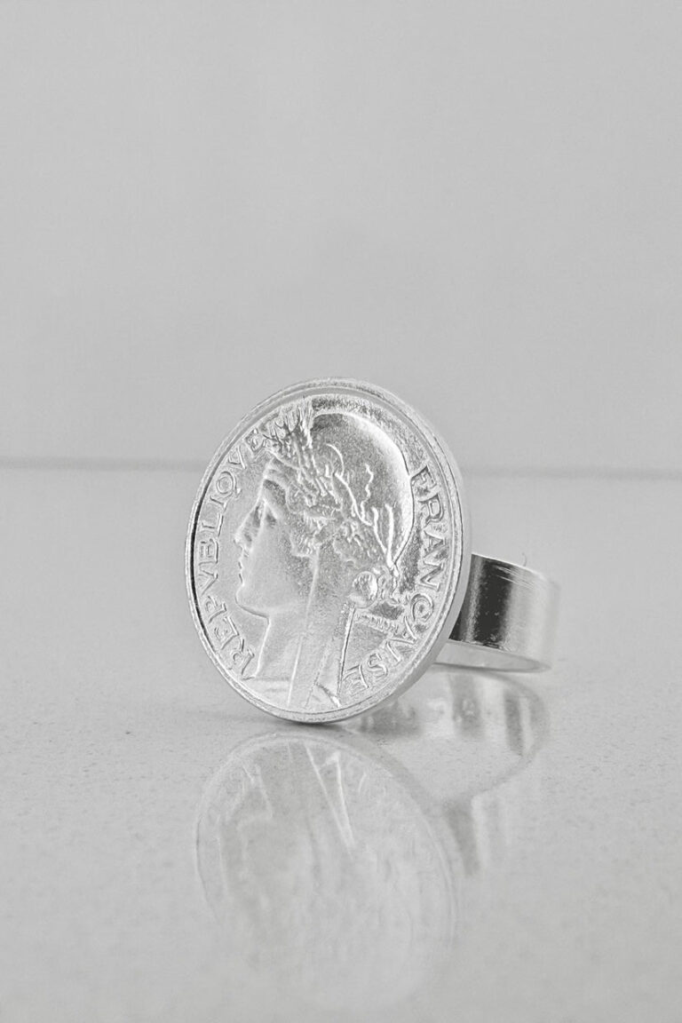 Le Sou Français - Bague - Louise 50 Cts Argent