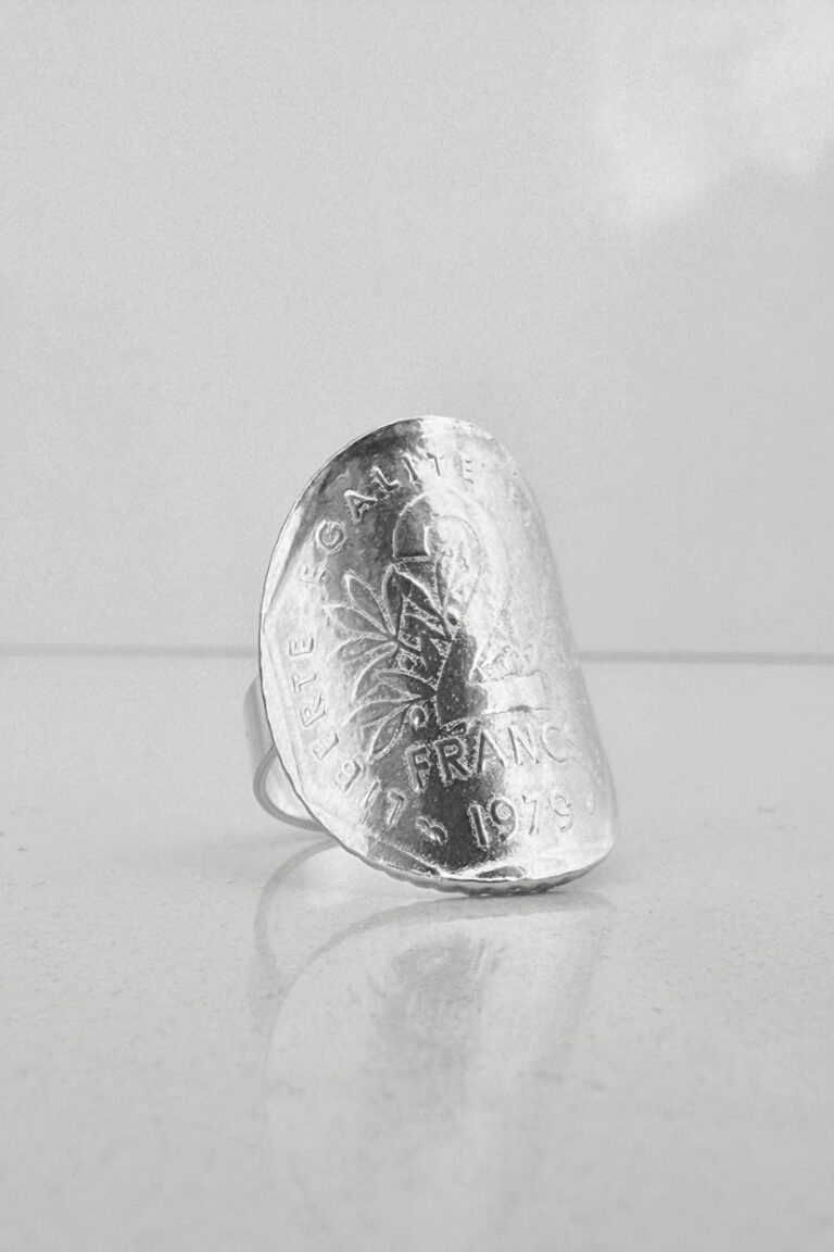Le Sou Français - Bague - La Bordelaise courbée Argent 2 Francs