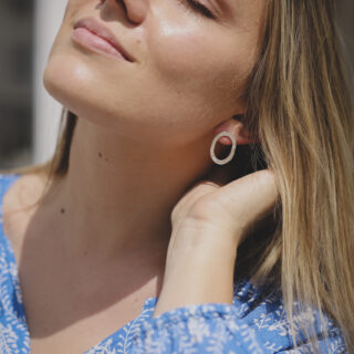 Le sou français - Boucles d'oreilles