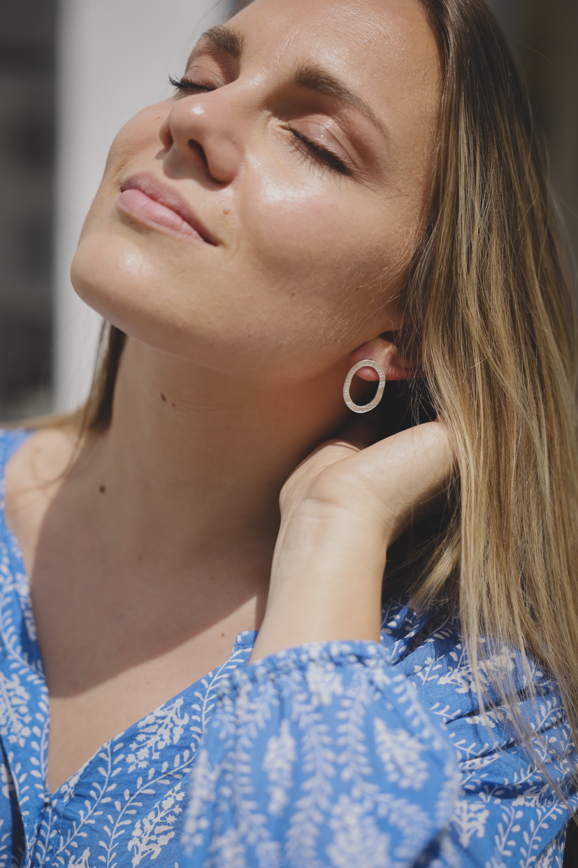 Le sou français - Boucles d'oreilles