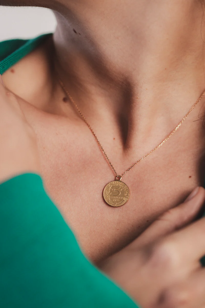 Le sou français - collier