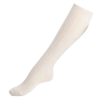 Maison Broussaud - Les torsades – chaussettes femme – coton blanc