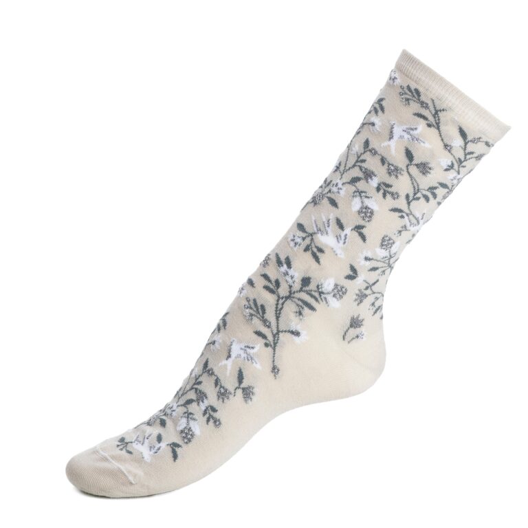 Maison Broussaud - Les bosquet - chaussettes femme - coton gris