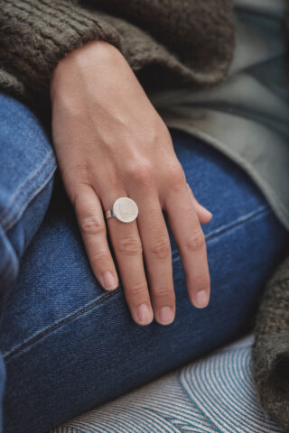 Bague – La Bordelaise 5 Cts Argent par la marque LE SOU FRANÇAIS LE SOU FRANÇAIS - Bague – La Bordelaise 5 Cts Argent