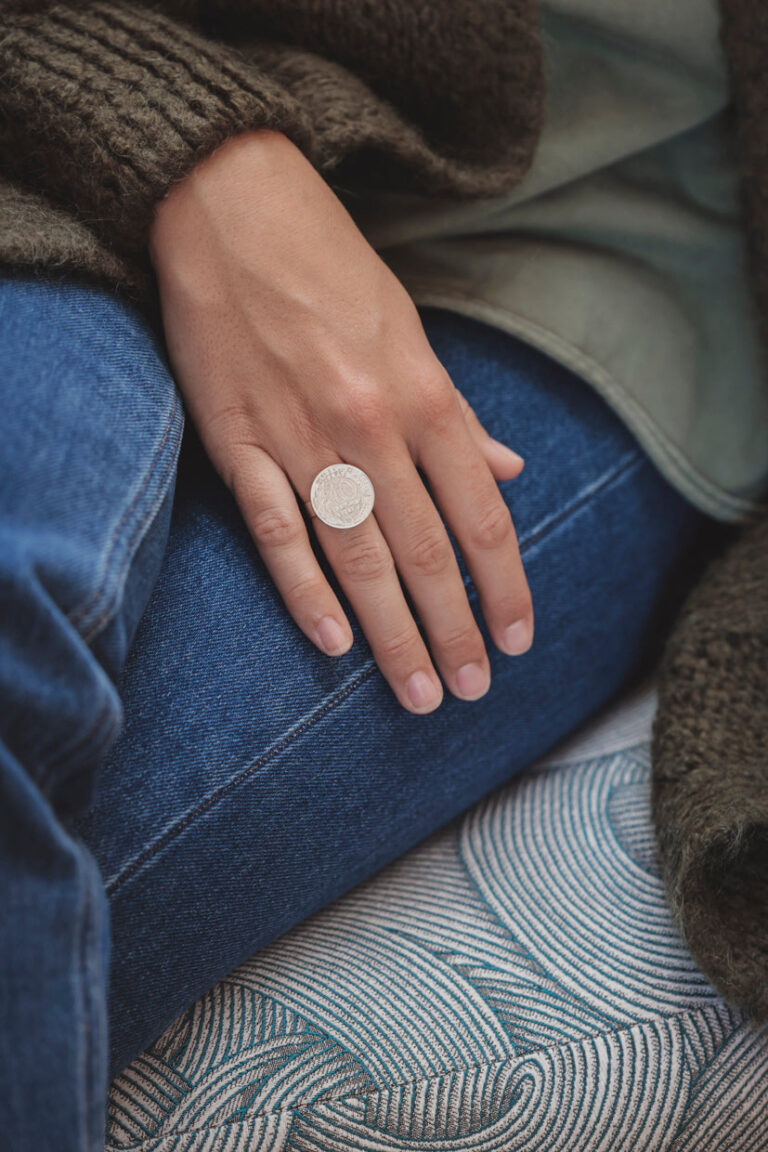 Le Sou Français - Bague - La Bordelaise 10 Cts Argent