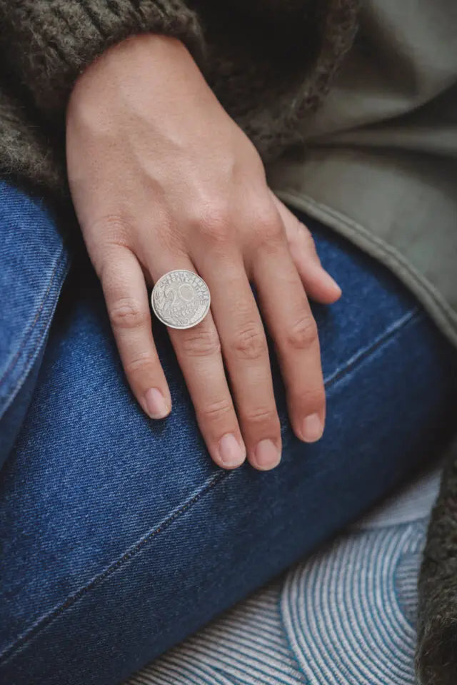 LE SOU FRANÇAIS - Bague – La Bordelaise Argent 20 Cts