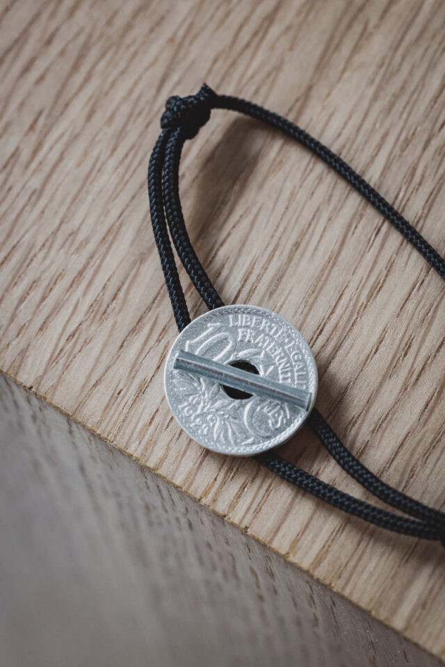 Le Sou Français - Bracelet - Le T Argenté