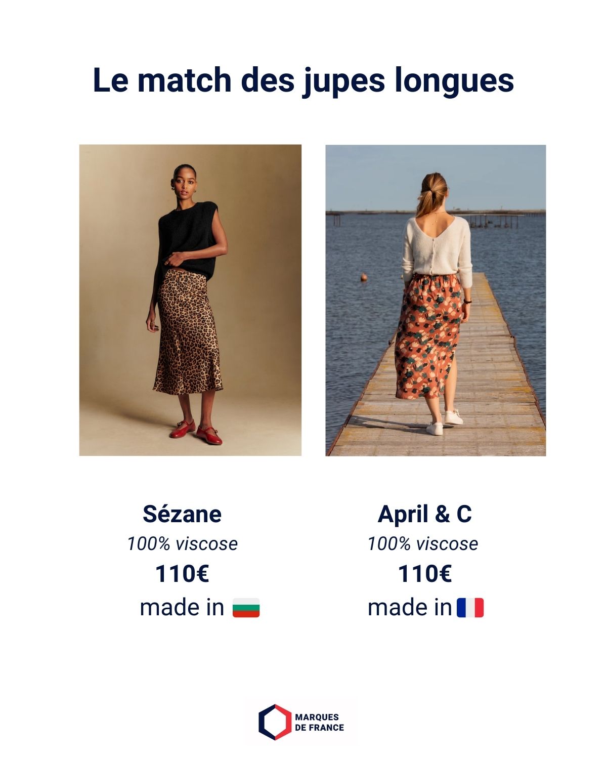Le match des jupes longues entre Sézane et April & C