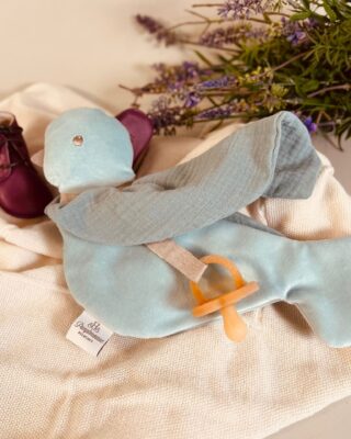 Pamplemousse Peluches - Doudou Oiseau Lavande Vert Céladon