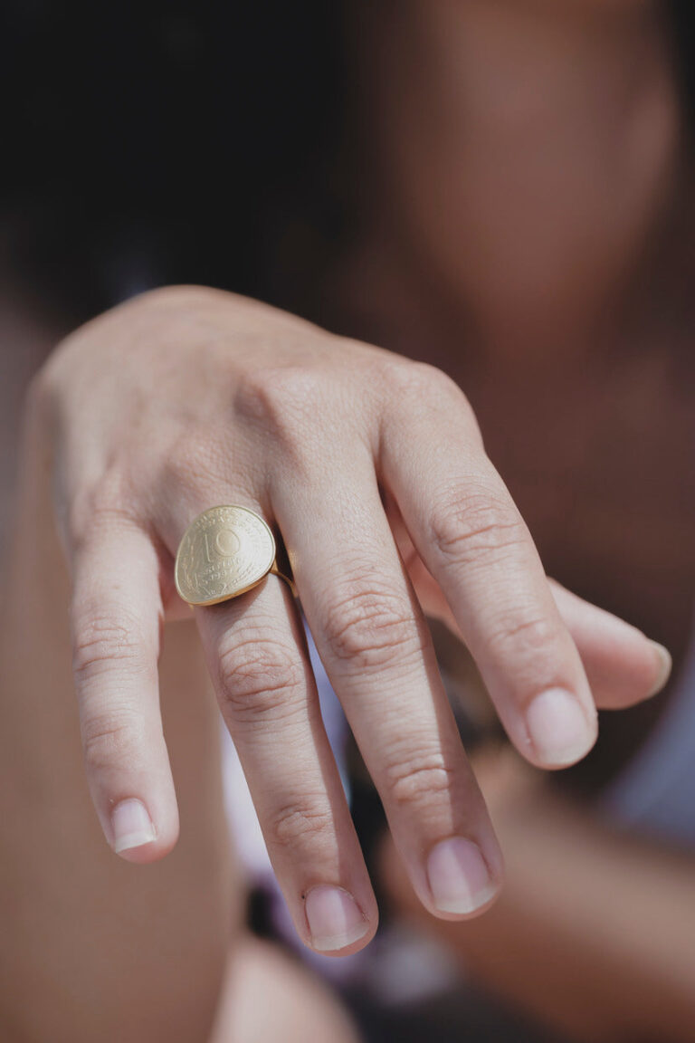Le Sou Français - Bague - La Bordelaise courbée Or 10 Cts