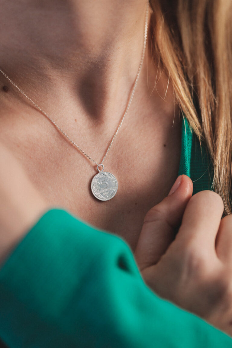 Le Sou Français - Collier - Le Bordelais 5 Cts Argent