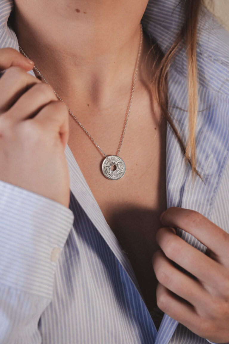 Le Sou Français - Collier - Le Parisien 10 Cts Argent
