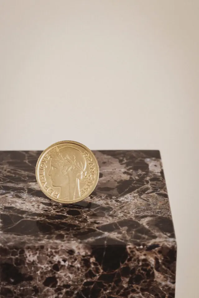 Le Sou Français - Bague - Louise 1 Franc Or