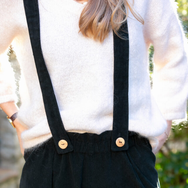 April et C - Pantalon Hellébore - Noir