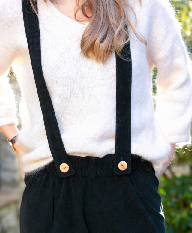 April et C - Pantalon Hellébore - Noir