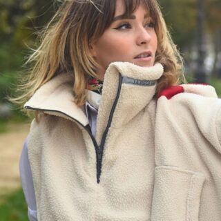 La Piece Paris Direct - Plastron moutonné ANGEL II