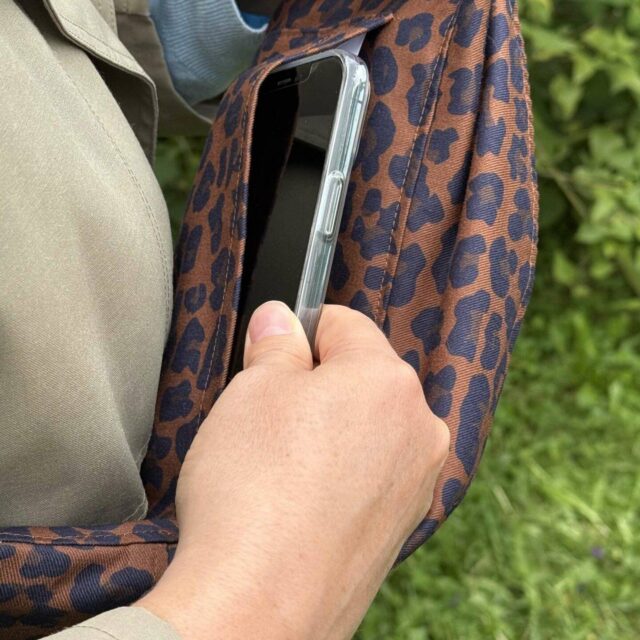 Maison Mallow - Sac Banane Léopard Bleu