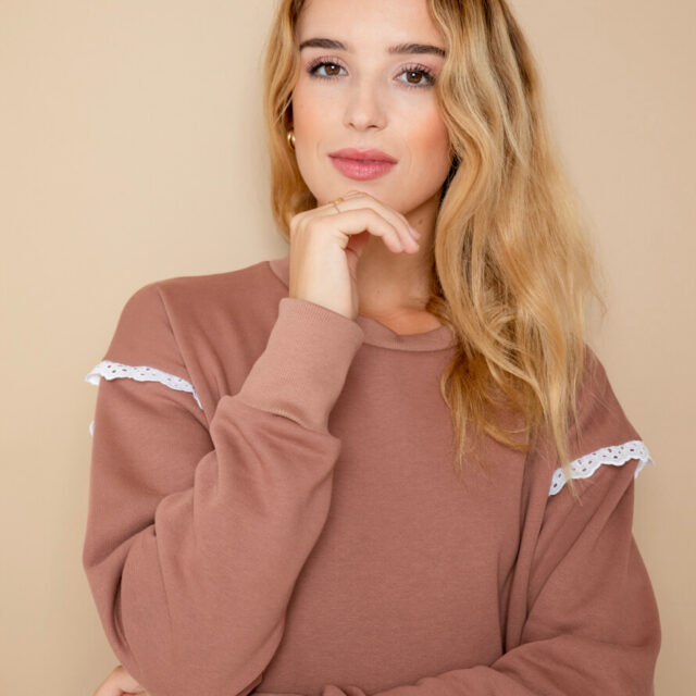 April et C - Robe Sweat Camélia